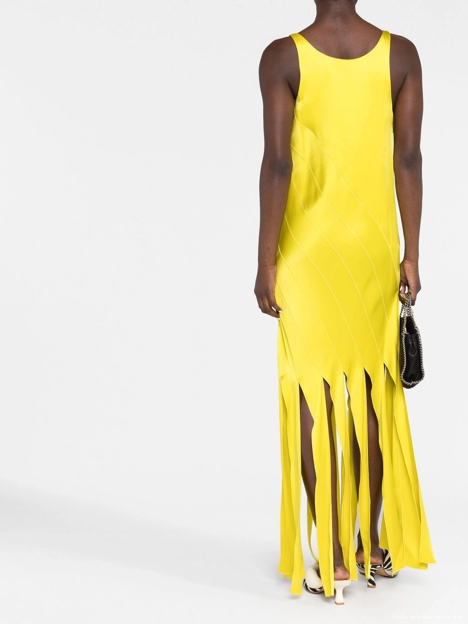 Cheap fringe-hem dress Women sleeveless Stella McCartney 0812